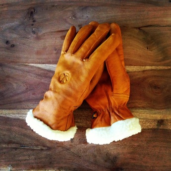 French Leather Ski Patrol Glove